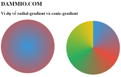 Tô màu nền đậm nhạt Gradient trong CSS